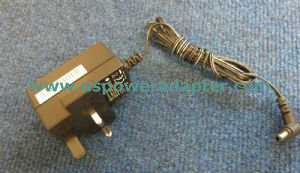 New Leader MU66-6120050-B2 UK 3 Pin Plug AC Power Adapter 6 Watt 12 Volts 0.5 Amps - Click Image to Close